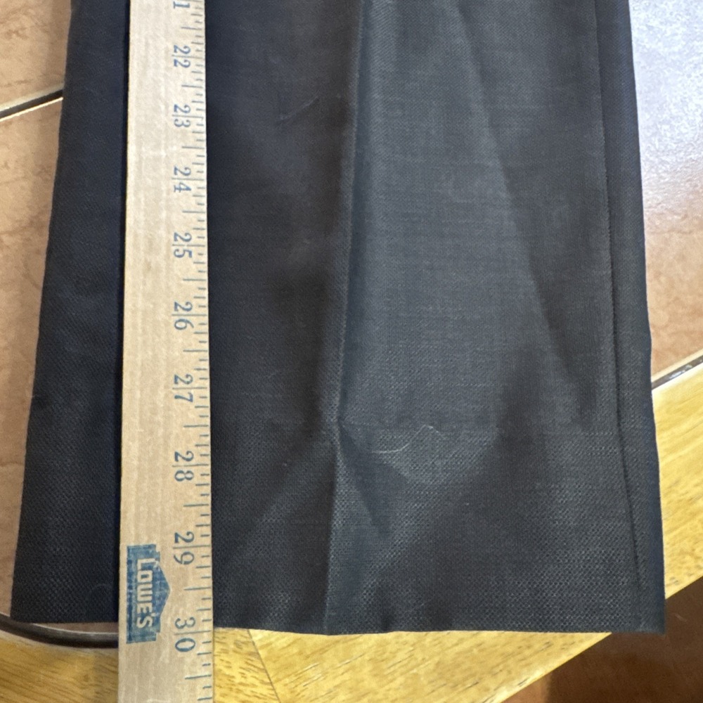 Canali 1934 Mens Brown Flat Front Wool Mohair Textured Dress Pants 36 x 30 Italy - Picture 9 of 10